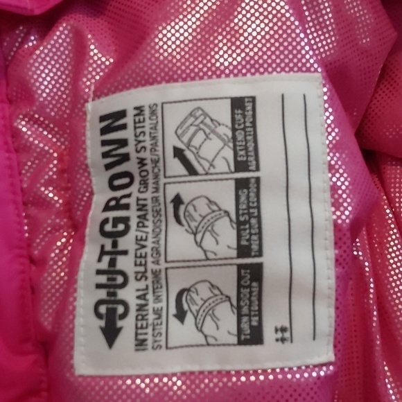 Columbia/ Bugaboo- Juniors Bright Pink Adjustable SNOW Pants Ski/tubeSz.14/16 - Picture 15 of 15